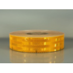 Жёлтая световозвращающая лента алмазного класса для контурной маркировки (55ммх50м)